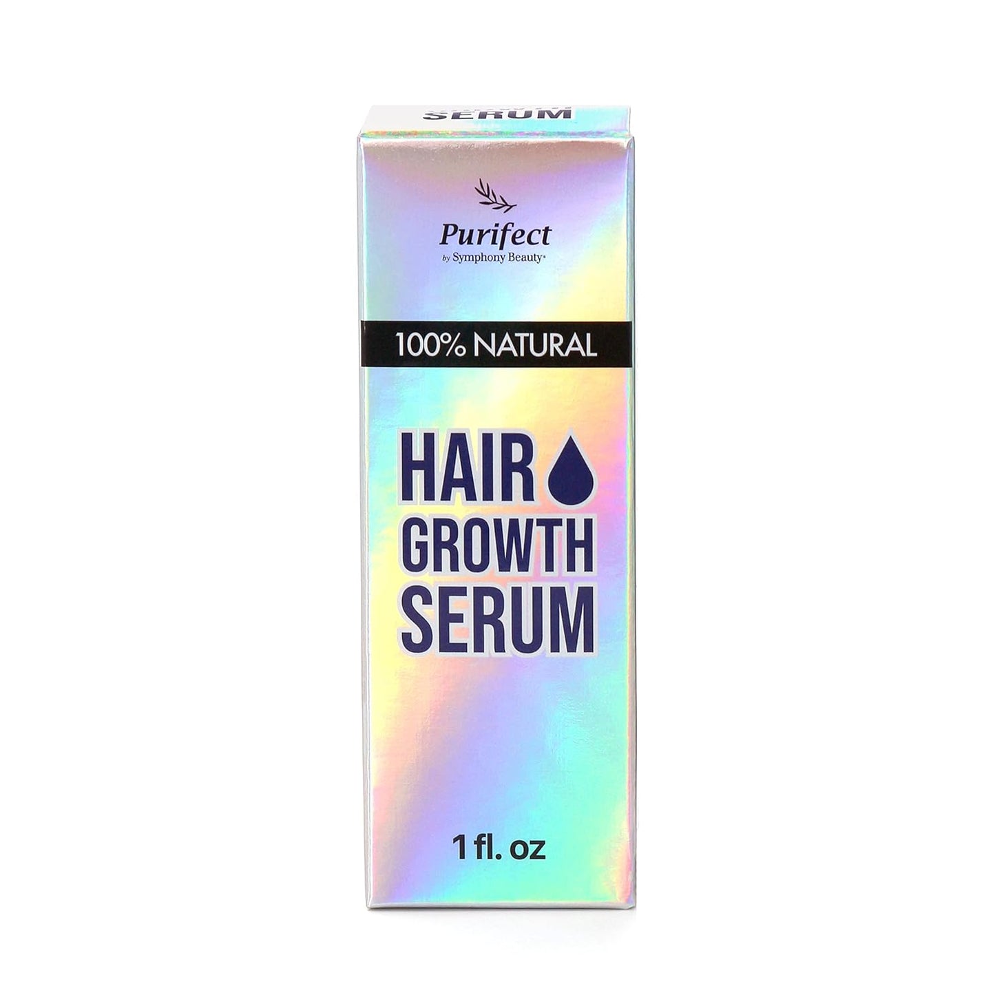 Purifect Hair Growth Serum for Shinier, Thicker, Stronger Hair with Botanical Oil for Hair Loss – Made in USA – Safe for Dry, Damaged, Treated & Relaxed Hair, Strengthens Strands Naturally, 1 fl oz