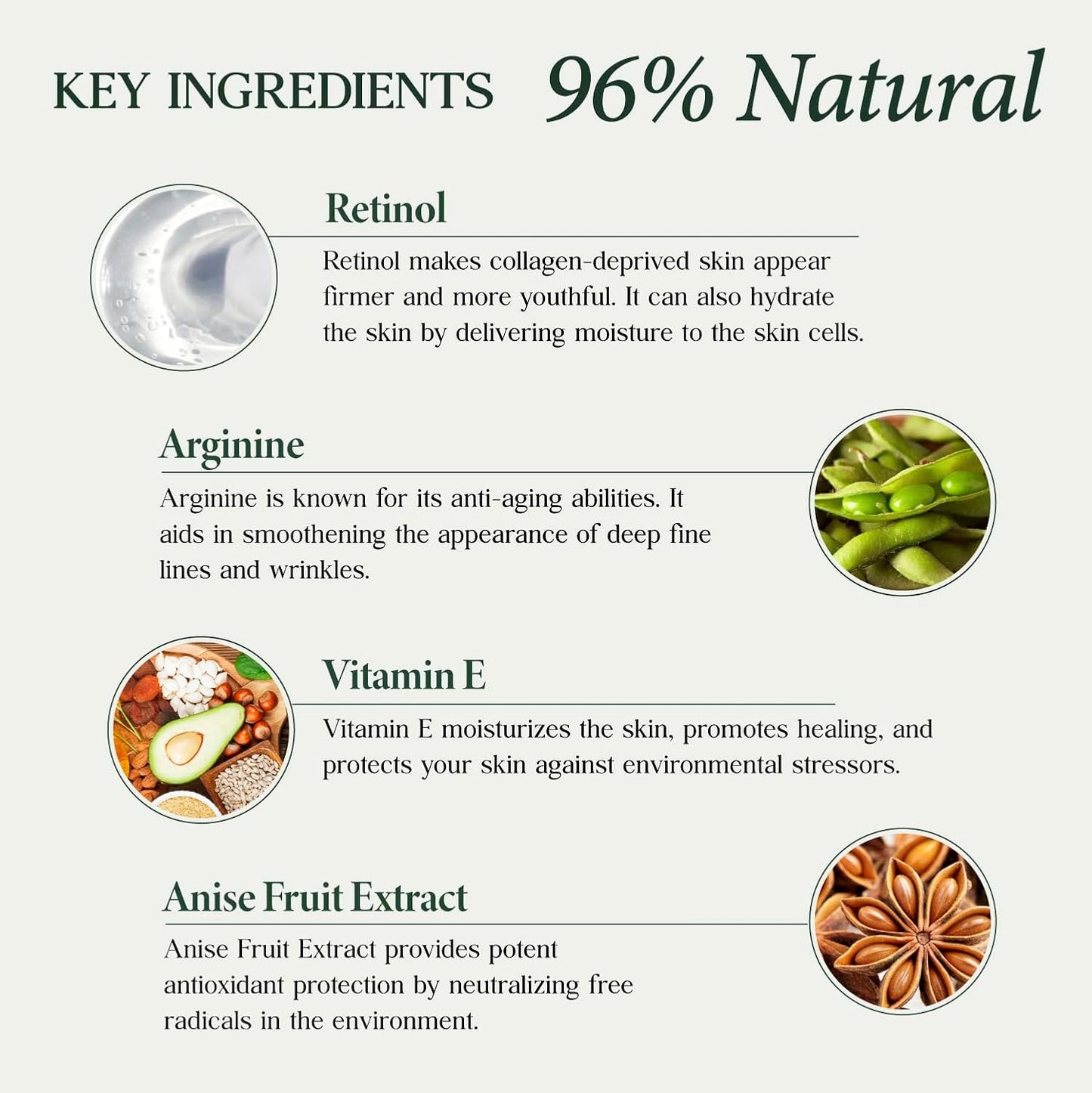 CLARA'S NEW YORK Glycolic Acid Facial Serum with Vitamin E for Exfoliating Smoothing Glowing Face Skin - Made in USA 30ml (1Fl/Oz) (Retinol)