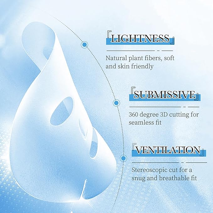 BIOAQUA 3 Step Facial Mask Amino Acid Cleanser Essence Lotion Face Mask 5x(0.8ml+0.8g+25g) (Aloe Vera Anti Aging Soothing Mask)