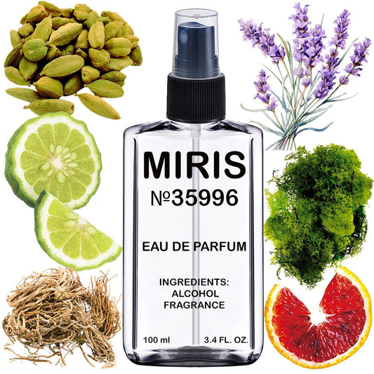 MIRIS No. 35996, Inspired by Bergamote Soleil, Long-Lasting Unisex Eau de Parfum for Women & Men, Spray 3.4 Fl Oz / 100 ml