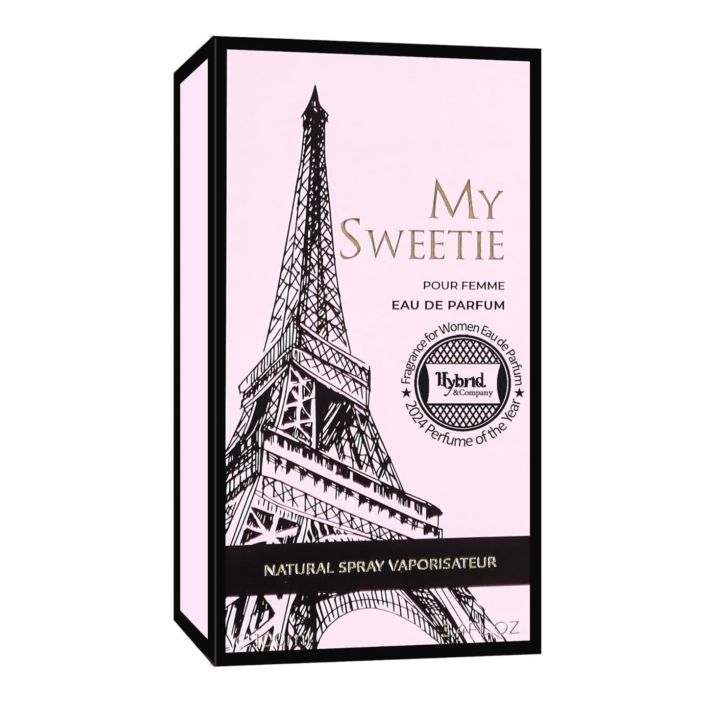 Hybrid & Company Women My Sweetie Pour Femme Eau De Parfum Vaporisateur Natural Spray 3.4 Fl Oz