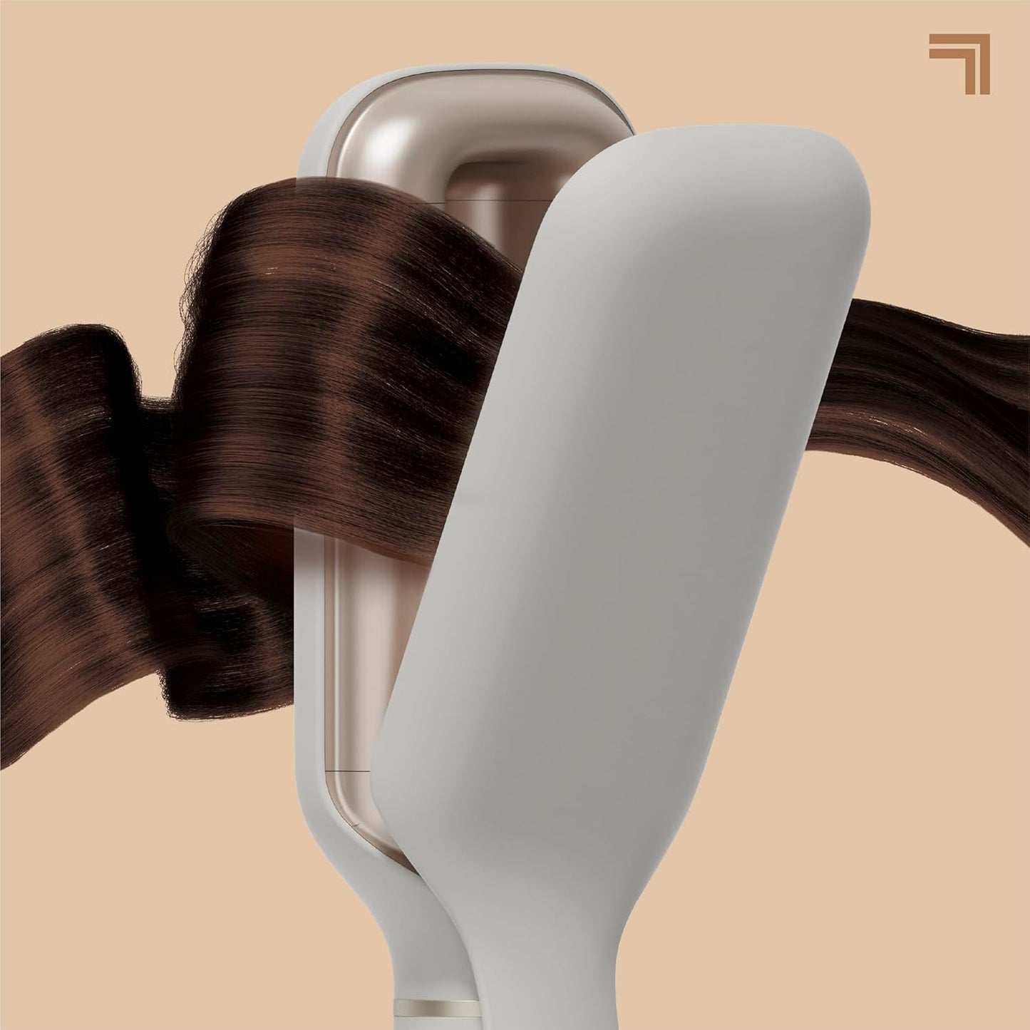 Sharper Image® Revel 4-In-1 Styling Iron |4 Attachments| Multi-Styler 1" Curling Wand, Wave Styler, Flat Iron| Adjustable Heat| Ceramic Tourmaline Technology|Hair Straightener & Curler| Gift for Women