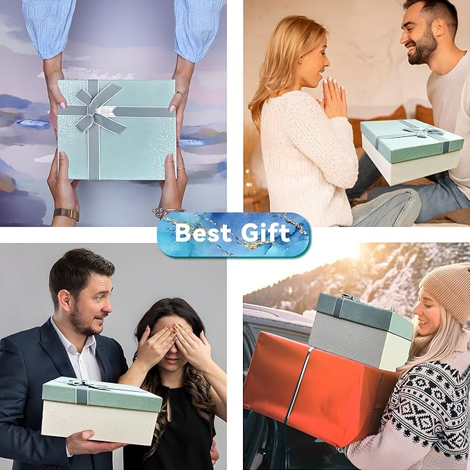 Gift Basket,Get Well Soon Gifts for Women,Relaxing Spa Gift Basket Set,Birthday Gifts for Women,Gift Basket Set for Mom Sister Best Friend Teacher Nurse Cowoker,Blue and Pink Gift Basket