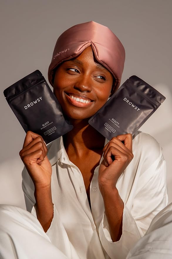 Drowsy Beauty – Nighttime Skin Hydration & Wellness Supplement with Marine Collagen, Hyaluronic Acid & Vitamin C – Supports Skin Vitality & Relaxation