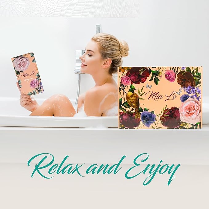 16 pcs Luxury Relaxing Spa Gift Basket Set - Perfect for Birthdays, Christmas, Get Well, Thank You, Bridal Shower, Gifts for Women & Men. Includes Bath Bombs (16 pcs, Turquoise)