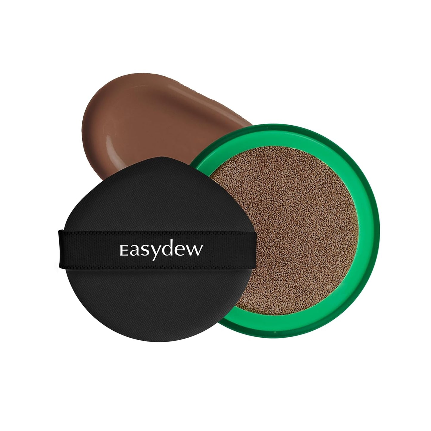 Easydew Mela B Toning Ampoule Cushion Refill - 2-in-1 Korean Skin Care & Face Beauty Makeup - Age-Defying Full Coverage Cushion Foundation with Niacinamide & Hyaluron-Vital C 0.45 oz (#45 Espresso)