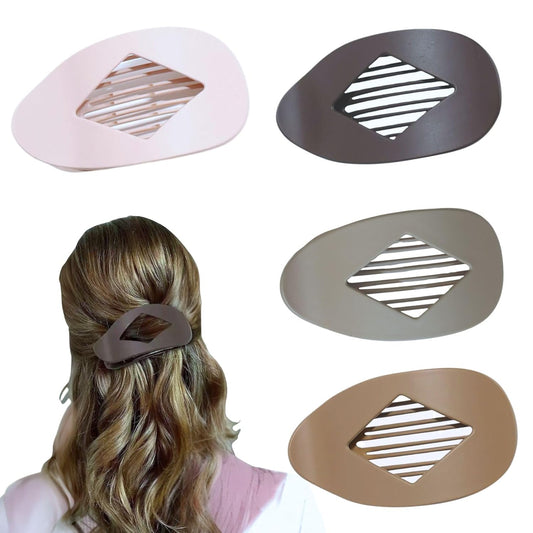 4PCS Duckbill Hair Clips, Lightweight and Simple Flat Hair Clips; Suitable for Curly Hair, Straight Hair, Suitable for Thick and Thin Hair, Duck Shaped Flat Hair Clip, Suitable for Women & Girls