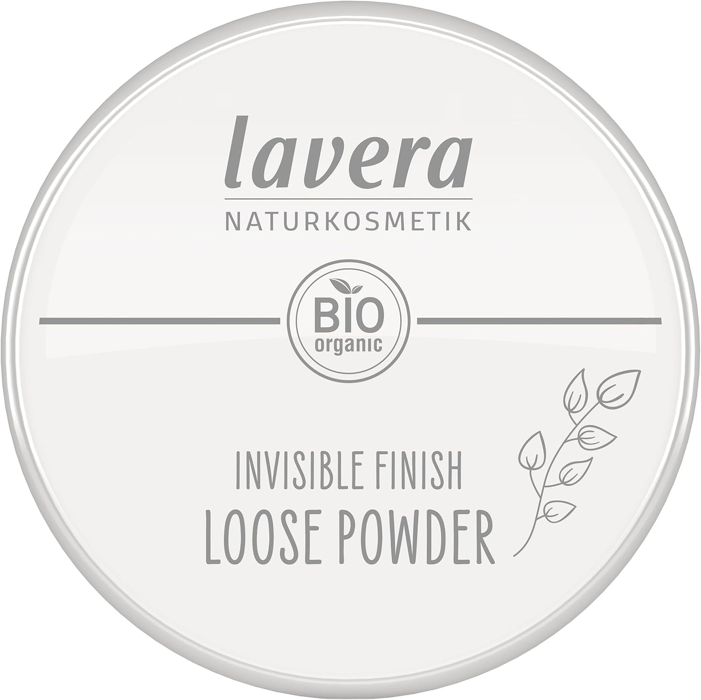 lavera Invisible Finish Loose Powder - Long Lasting Setting Powder - Sets Make Up & Provides Matte Finish - Transparent Face Powder - PETA Certified - Vegan - Made in Germany - 0.4 Oz