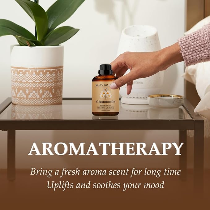 Chamomile Essential Oils 240ML, Pure Chamomile Essential Oil for Aromatherapy Diffuser - 8 Fl Oz