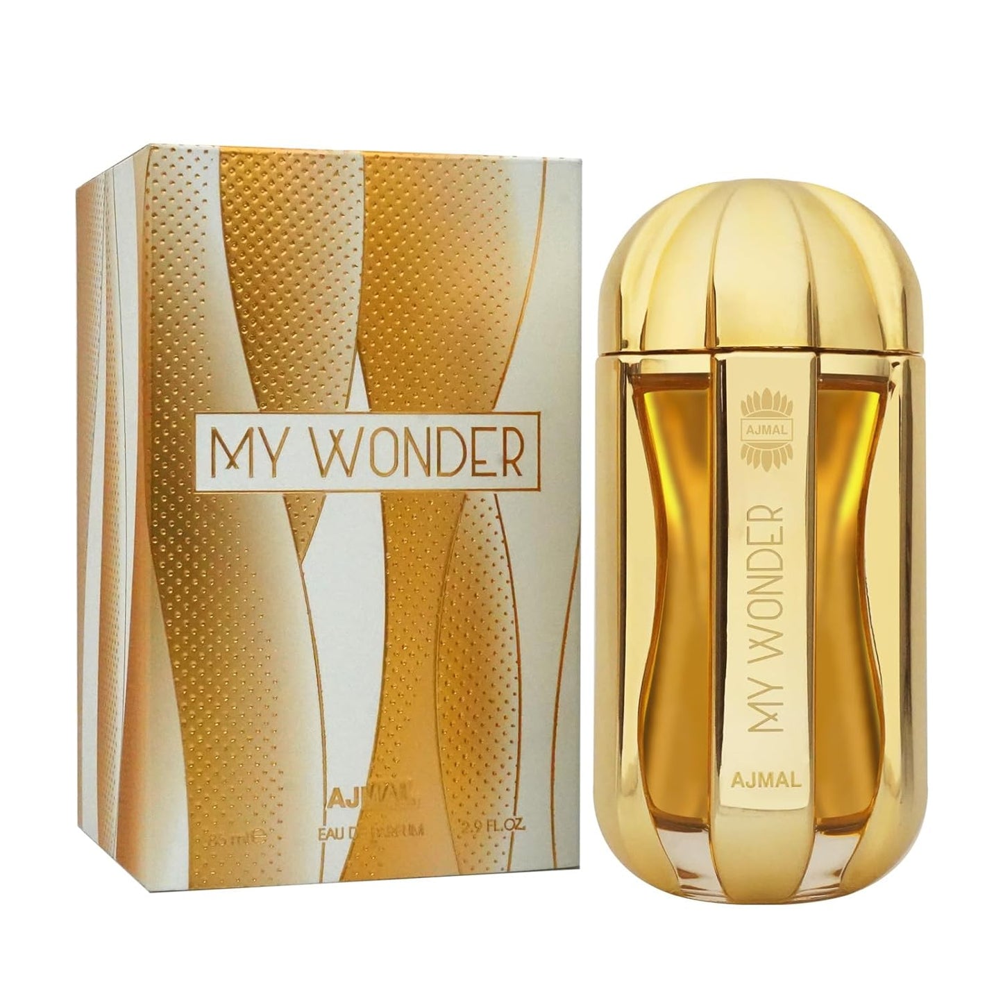 Ajmal My Wonder Eau de Parfum 2.8 oz / 85 ml for Women | Long-Lasting Floral-Fruity & Powdery Amber Fragrance | Luxurious Scent Crafted in Dubai