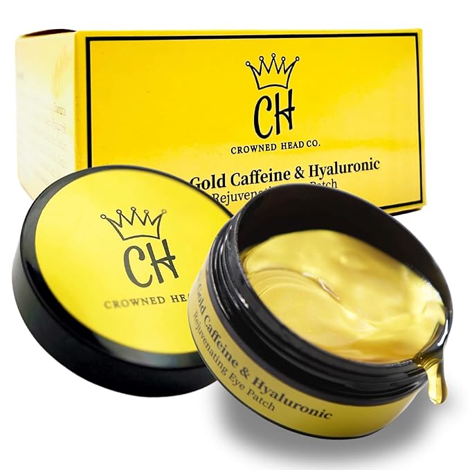 Under Eye Patches – Korean Skincare Face Masks for Puffy Eyes & Dark Circles, 24K Gold Caffeine & Hyaluronic Eye Mask Patch for Women Skin Care, Anti Wrinkle Puffiness Treatment
