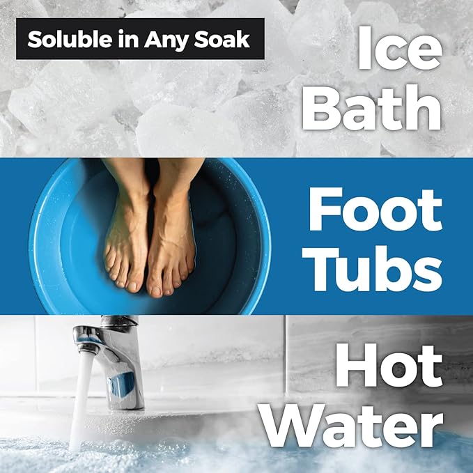 Arnica Infused USP Epsom Salts for Soaking for Pain- (2) 29oz Bags Muscle Recovery Magnesium Bath Soak with Essential Oils, and Turmeric - Ease Tired Muscle & Joint Soother, Foot Baths