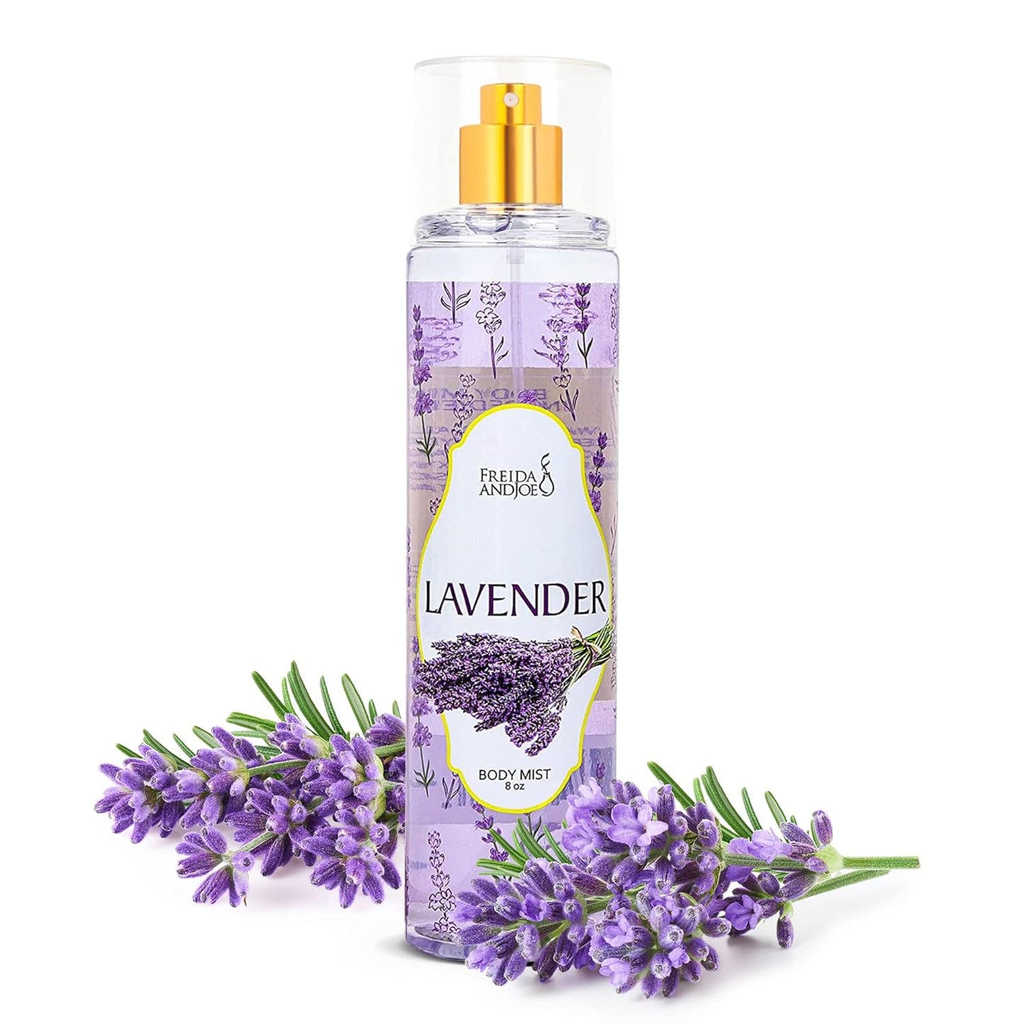 Lavender Luxury Body Spray For Women, Womens Perfume Fragrance Body Mist & Sprays, Women's Woodsy Scented Gifts & Presents, 8 oz Fine Mist Spray Bottle