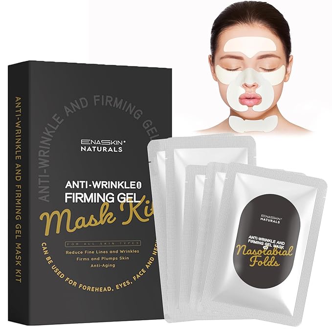 Enaskin Naturals Anti Wrinkle Face Patches Anti Wrinkle Gel Face Masks (1 Pack)