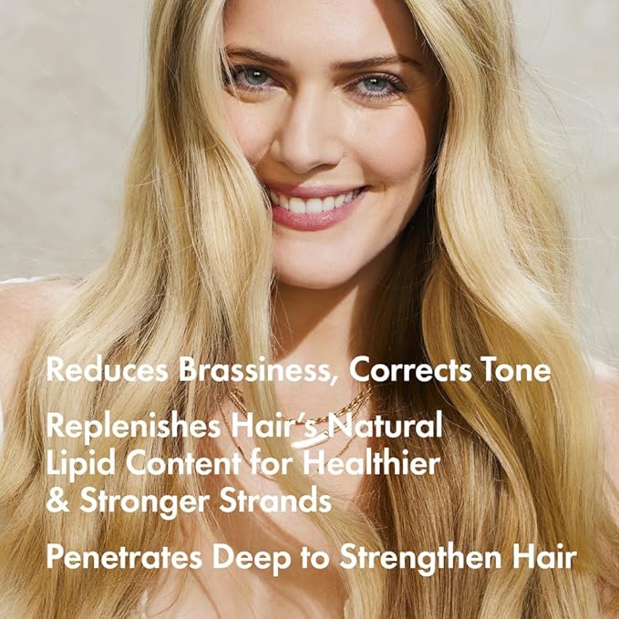 BONDIBOOST Blonde Baby Purple Mask [8.45 fl oz], Hair Treatment for Toning + Nourishing Blonde Hair, Brightening + Hydrating Toner + Color Repair Mask Reduces Yellow Hue, Sulfate Free Formula