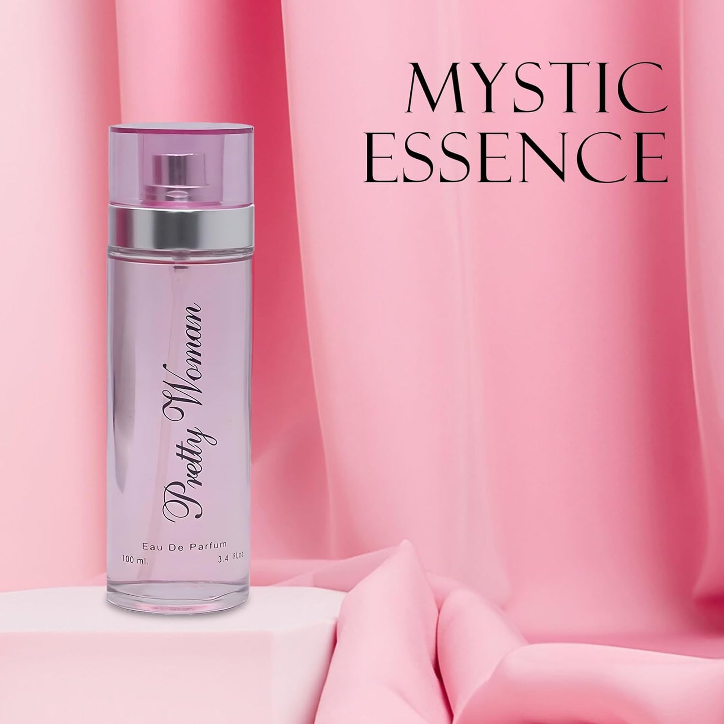 Women's Pretty Woman Perfume Fresh Scent Eau de Parfum 3.4 Flo Oz Natural Spray Fragrance for all Day Used