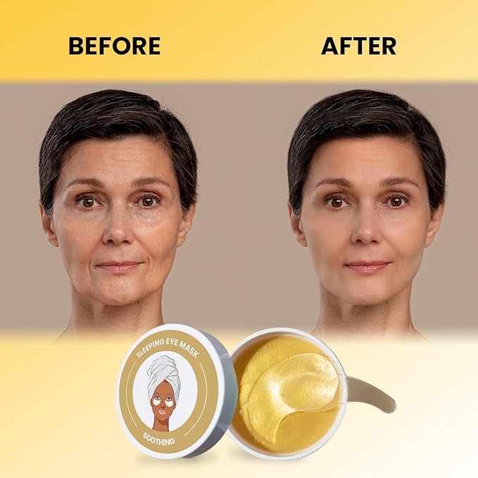 ABC Gold Eye Mask, Under Eye mask, and Collagen Eye Patches are suitable for puffy eyes and dark circles (30 Pair)