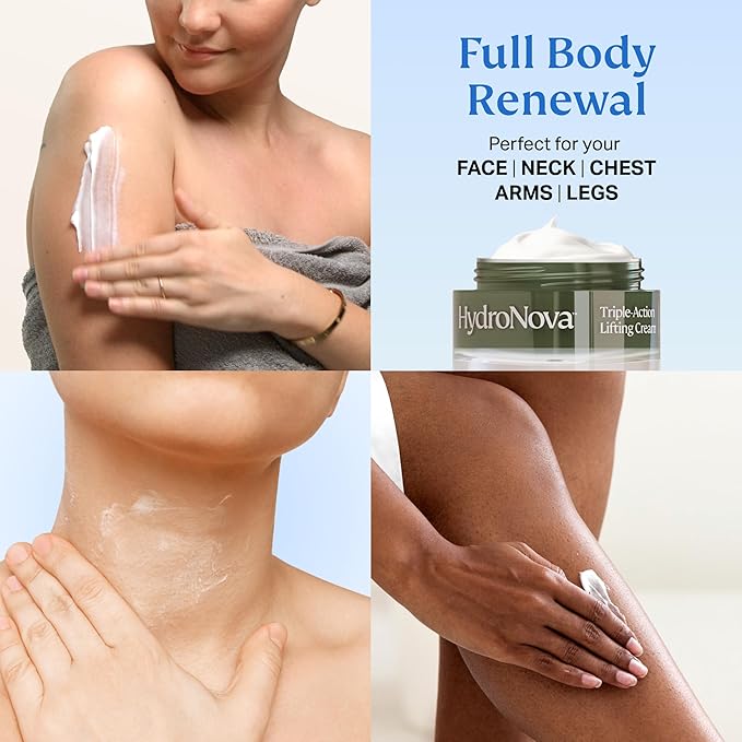 Anti-Aging Moisturizer Face Cream and Tighten and Lift Neck Cream - Facial Moisturizer for Women - Skin-Firming Wrinkle Formula with Retinol - PM Moisturizer for Face, Neck and Décolleté