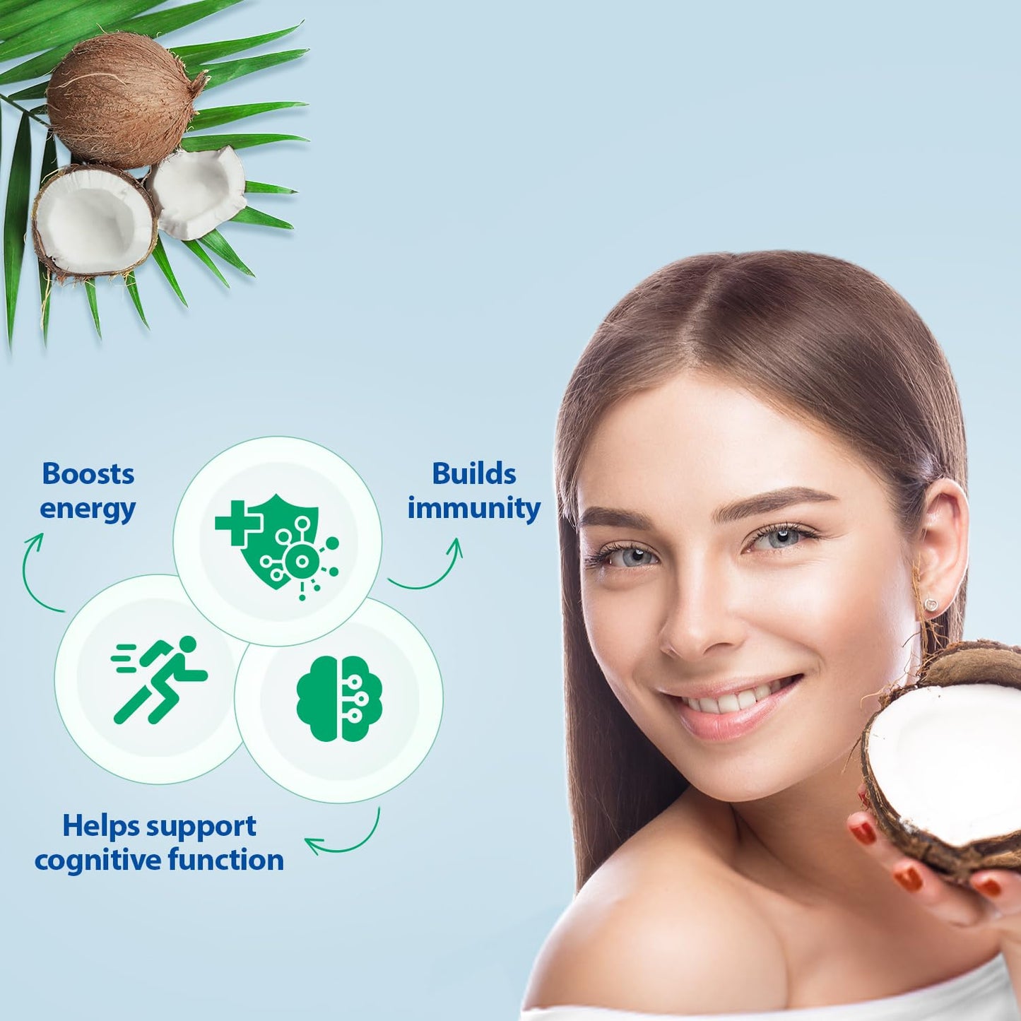 "Parachute Naturalz Organic Virgin Coconut Oil | Cooking Oil, Hair Oil, Body Oil & Oil Pulling | Cold Pressed | Unbleached | Unrefined | Non-Hydrogenated | MCT Oil | USDA Certified |6.7 Fl. Oz. | Glass Jar"