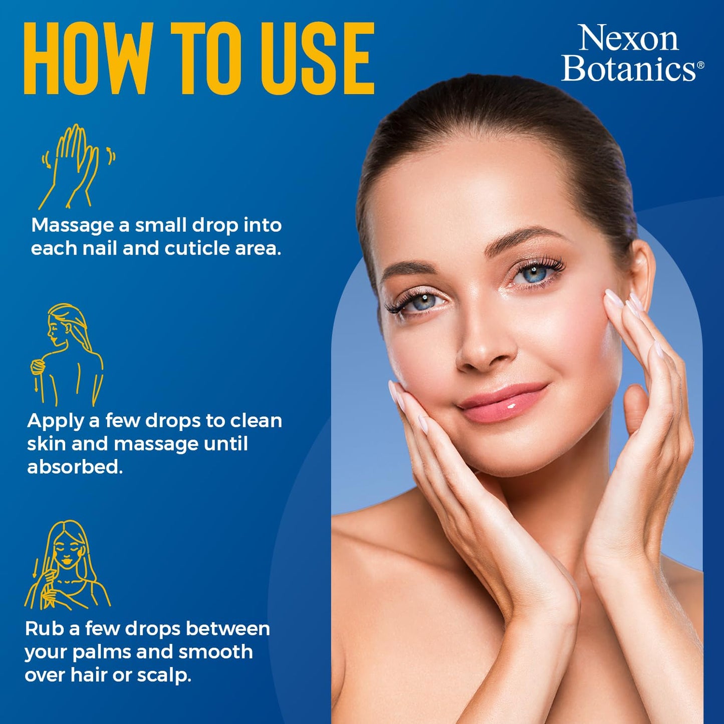 Pure Vitamin E Oil 30,000 IU, 8 fl oz - Cold-Pressed, Hexane Free, Natural Moisturizer for Skin & Face - Supports Scar & Stretch Mark Care by Nexon Botanics