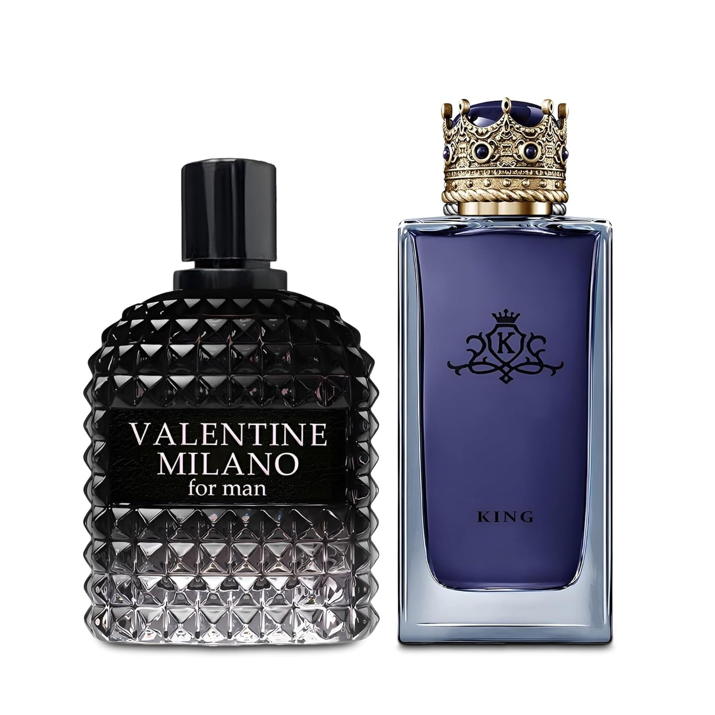 SavageExt/King 2PCS Eau De Toilette for Men-Fresh, Romantic Scent Perfume for Men 3.4 Fl Oz Each Mens Cologne For All Skin Daily Used