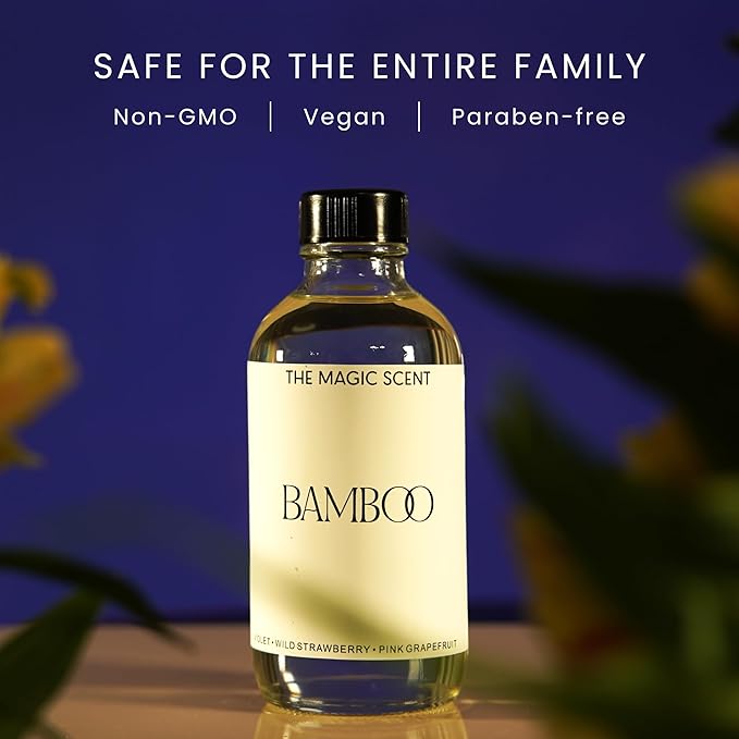 Bamboo Oils for Diffuser - HVAC, Cold-Air, & Ultrasonic Diffuser Oil Inspired by The Four Seasons, Bora Bora - Essential Oils for Diffusers Aromatherapy - 8.5 fl oz, 250 mL