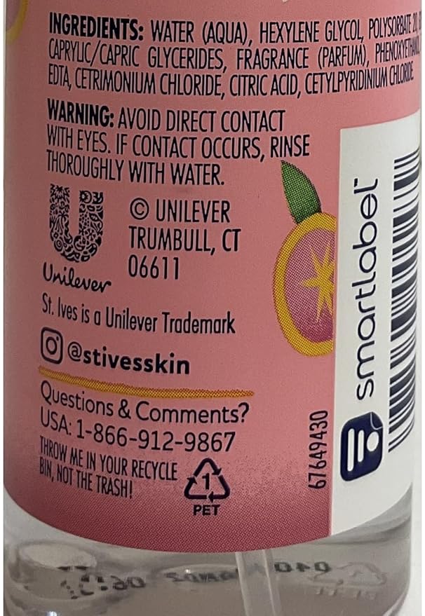 St. Ives Grapefruit Scent Facial Mist 4.23 fl oz, pack of 1