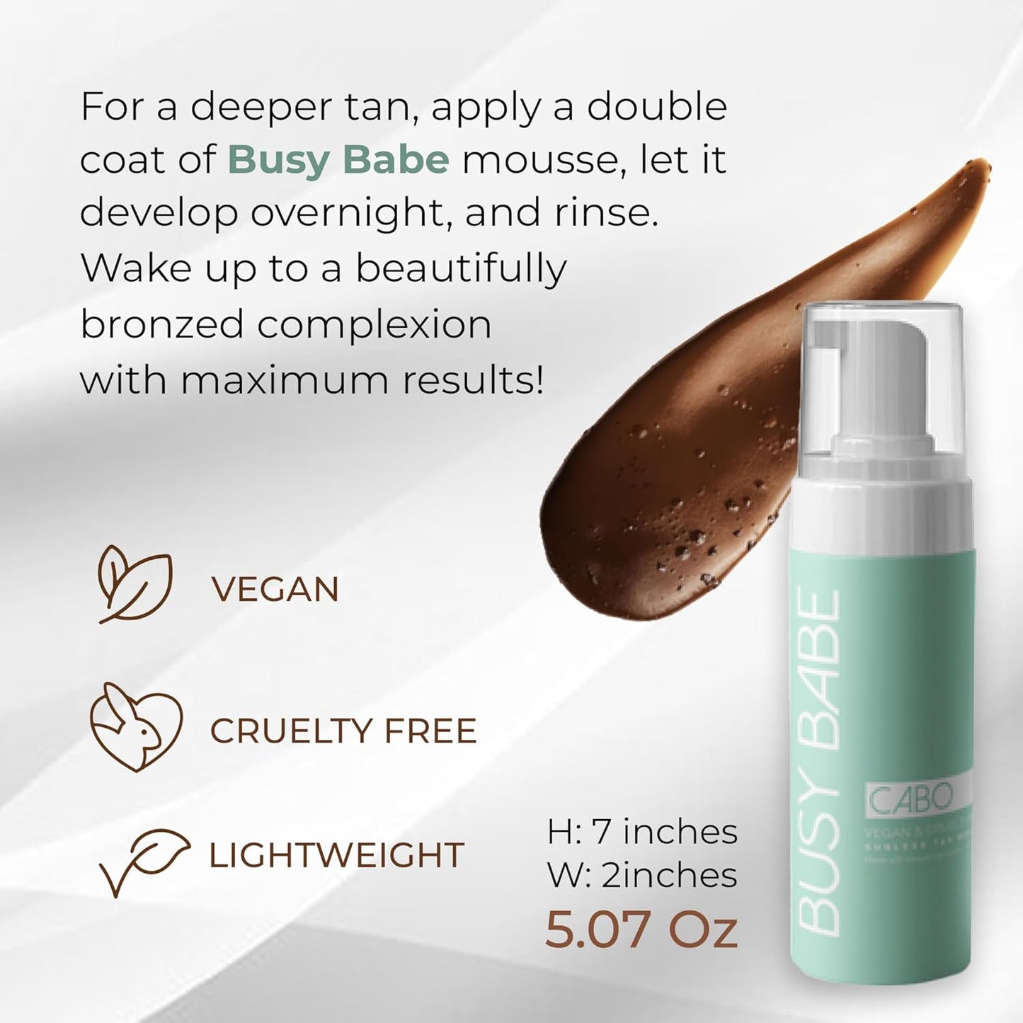 Golder Hour Tanning Mousse Self Tanner With Mitt - Achieve a Gorgeous, Flawless Tan, Sun-Kissed Glow for All Skin Types and Tones, Sunless Tanning Mousse for Undertone (DARK BRONZE 200ml)