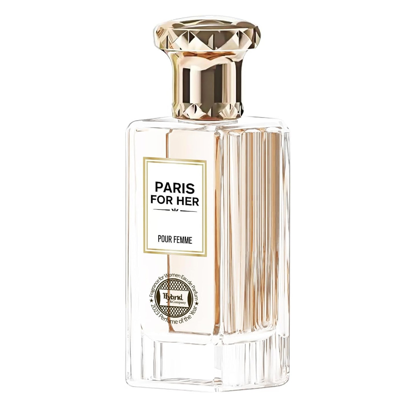 Hybrid & Company Paris For Her Pour Femme Eau De Parfum Natural Spray Vaporisateur,3.4FL.OZ