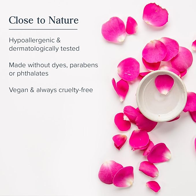 HERITAGE STORE Rosewater Facial Moisturizer and Rose Oil - Fresh Hydration Bundle for Dry to Combination Skin Care - With Hyaluronic Acid and Our Signature Rose Complex - Vegan, Hypoallergenic, 60-Day