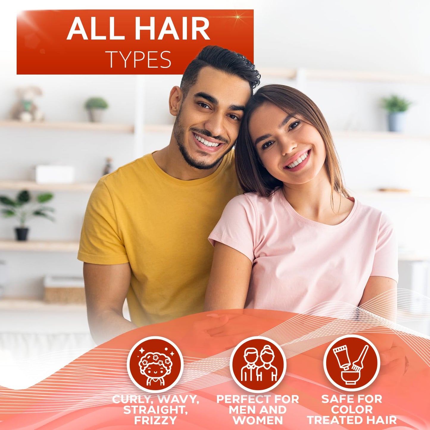 Batana Oil Hair Serum - Repair Thinning, Dry, Damaged, Fine and Split Ends - Thickening, Lightweight Formula - Anti Frizz and Heat Protection Control Products for Men and Women - Curly and Frizzy Mix