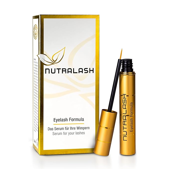 Nutralash Eyelash Formula - Eyelash Serum for Longer Eyelashes in Just 6-8 Weeks I Lash Serum I Eyelash Growth Serum I Made in Germany I 3ml