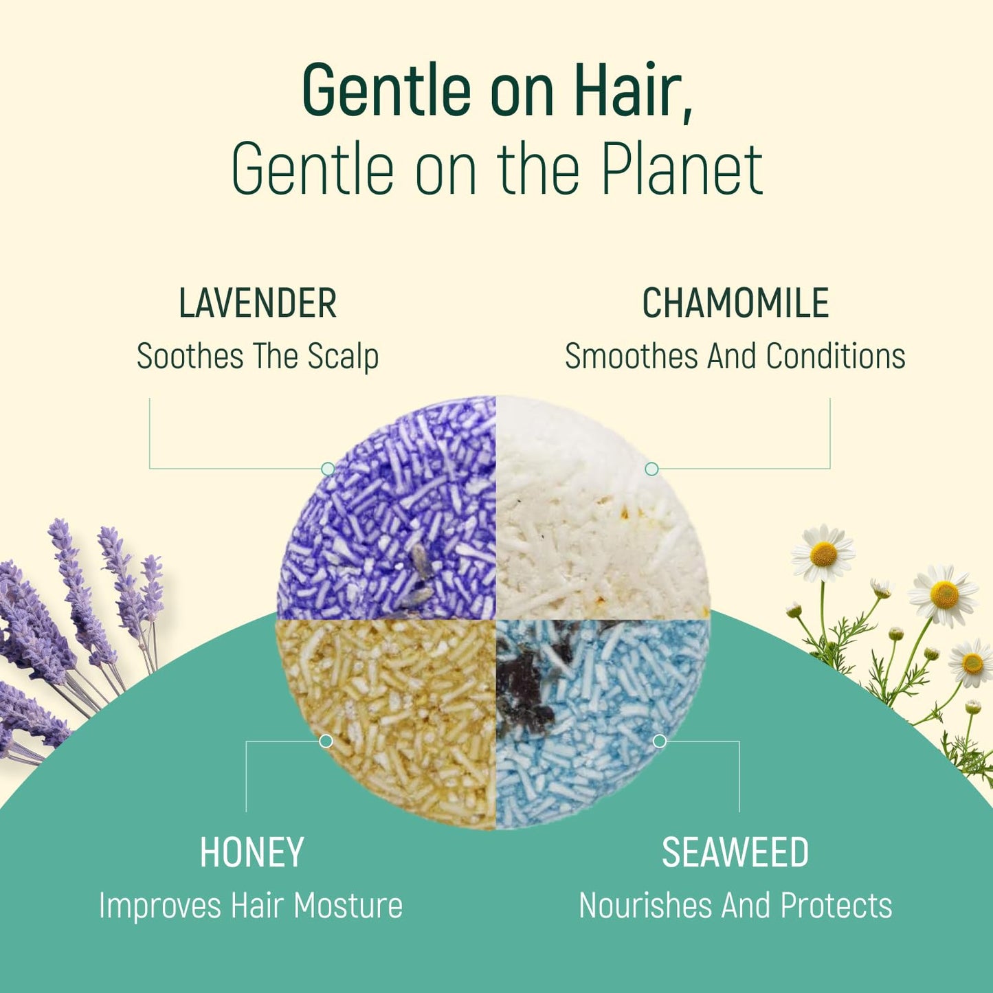 Solid Shampoo Bar And Conditioner Effect Hair Soap – 4 Pack 100% Organic Shampoo Bars For Hair With All Natural Plant Based Essential Oils And Eco Friendly Zero Waste Biodegradable Packaging