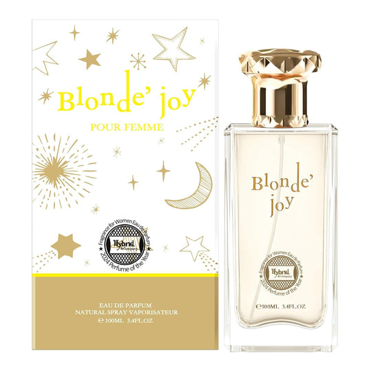 Hybrid & Company Women Blonde Joy Pour Femme Eau De Parfum Vaporisateur Natural Spray 3.4 Fl Oz