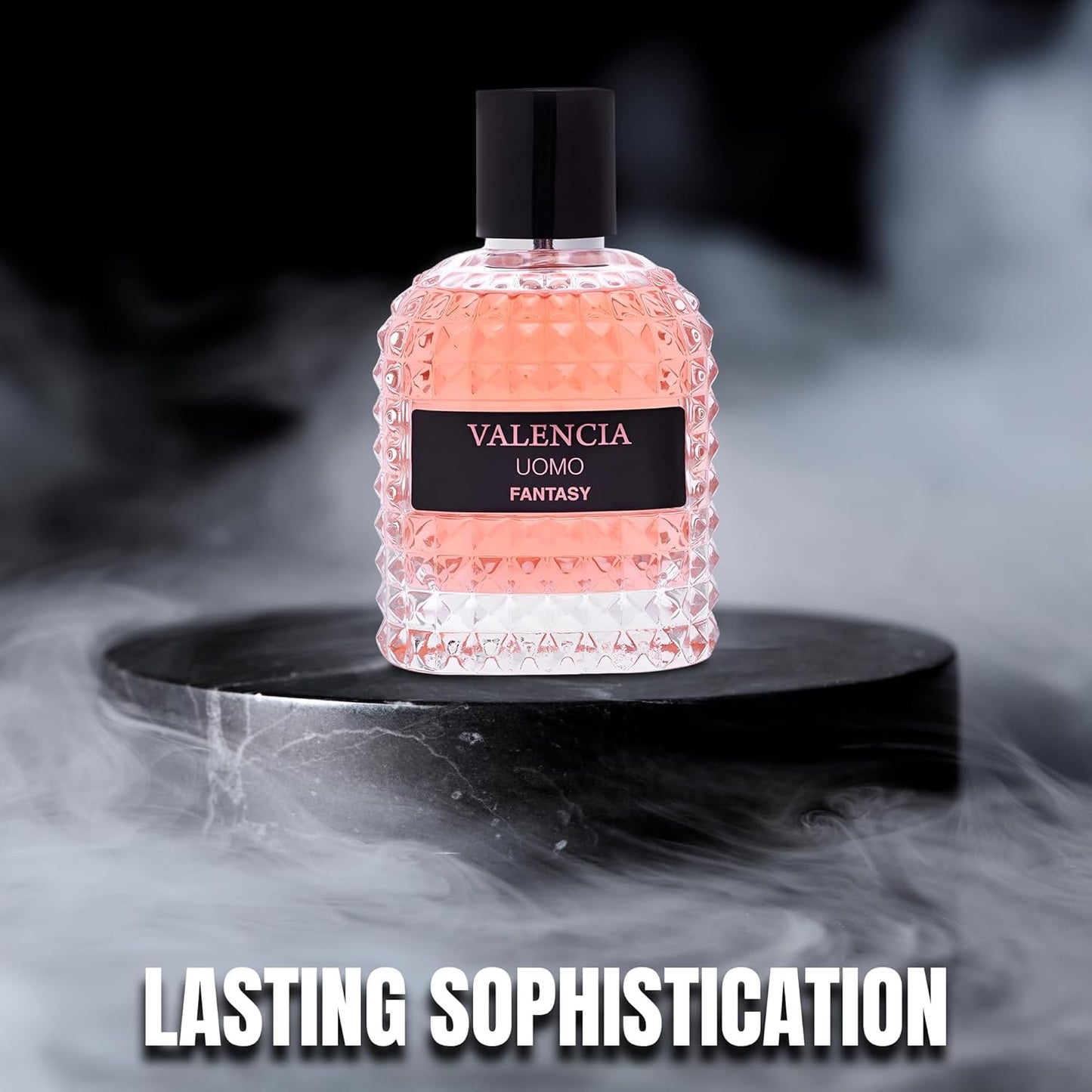 Valencia UOMO Fantasy Women Perfume - Spicy & Woody Fragrance - Top Notes of Sweet Red Apple, Cardamom & Calabrian Bergamot - Base Scent of Warm Tobacco Leaf, Patchouli & Vetiver