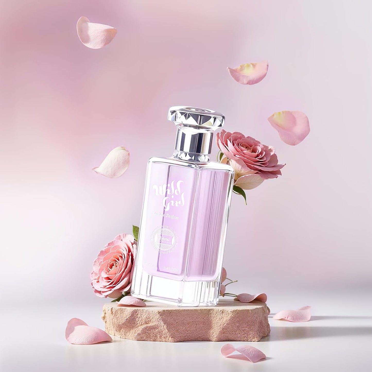 Hybrid & Company Women Wild Girl Pour Femme Eau De Parfum Vaporisateur Natural Spray 3.4 Fl Oz