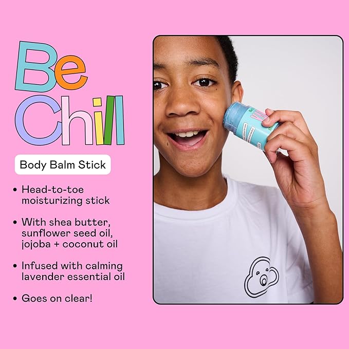 YAWN Makeup & Skincare Kit for Kids | Non-Toxic, Vegan, Cruelty Free, Talc Free | Lip Balm, Tinted Face Multi-Stick for Lips & Cheeks, and Universal Body Balm Stick | For Kids 3+ | Made in USA