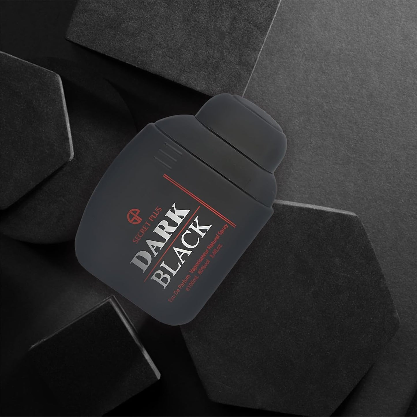 Dark Black Men's Perfume–Intense & Mysterious Fragrance with Spicy, Woody, and Amber Notes–Long-Lasting,Bold Scent for Evening and Special Occasions