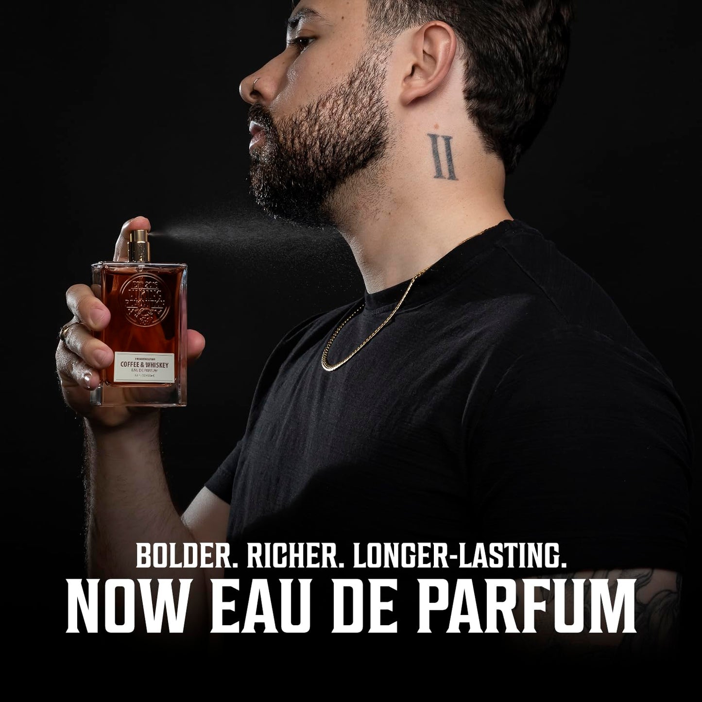 Viking Revolution Coffee and Whiskey Cologne for Men - Eau de Parfum - Earthy Perfume with Notes of Roasted Coffee, Aged Whiskey, Sandalwood, Cedar, Patchouli, Vanilla - Gifts for Men 3.5 Fl Oz