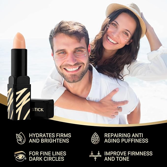 Caffeine Eye Cream for Dark Circles: Caffeine Under Eye Stick - Smooth Fine Lines Hydrate Eye Contour