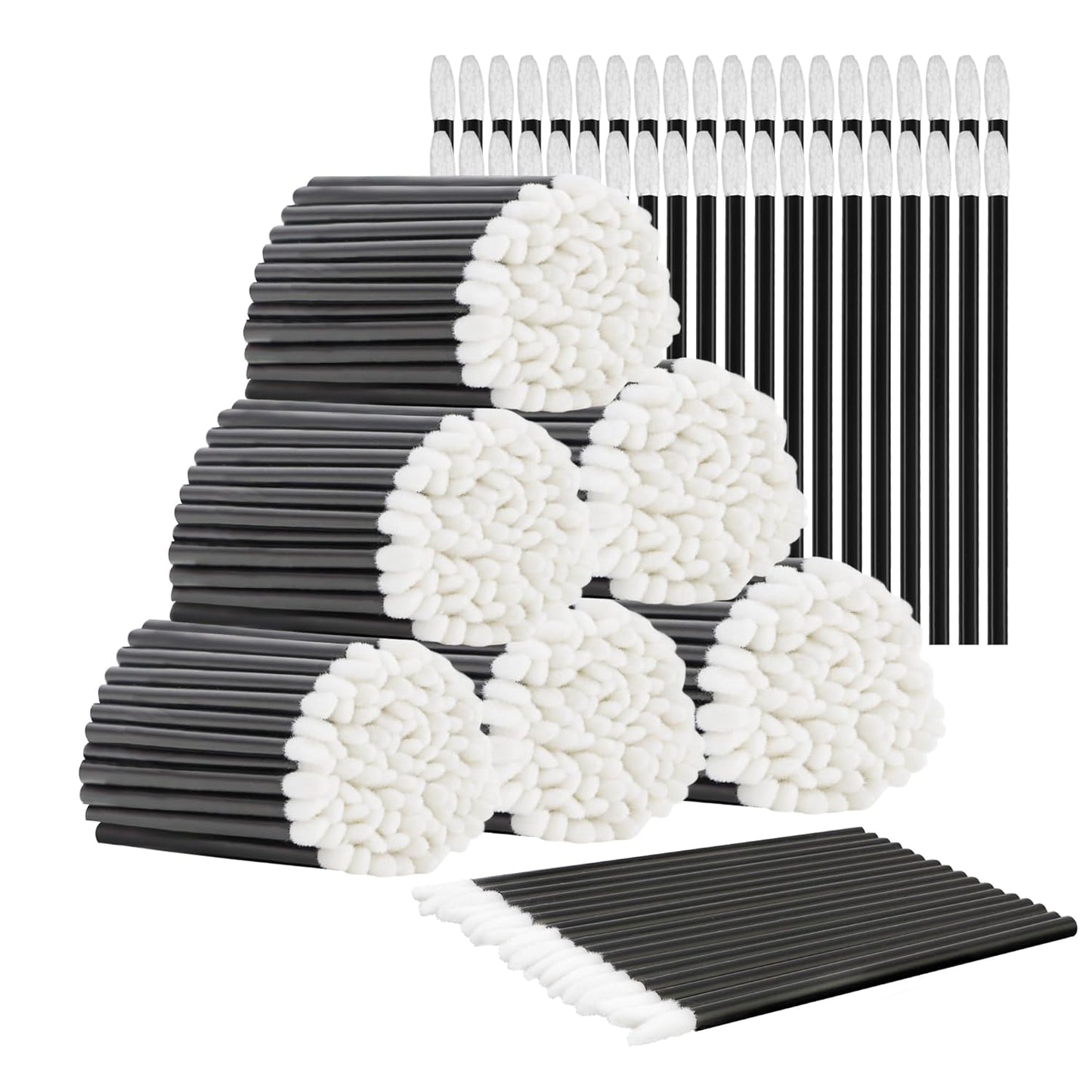 COCIDE 700Pcs Disposable Lip Brush– Lip Applicators Makeup Applicators Lipstick Brush Makeup Brushes & Tools Lip Wands Makeup Artist Kit Essentials Beauty Tools (Black, 700Pcs)