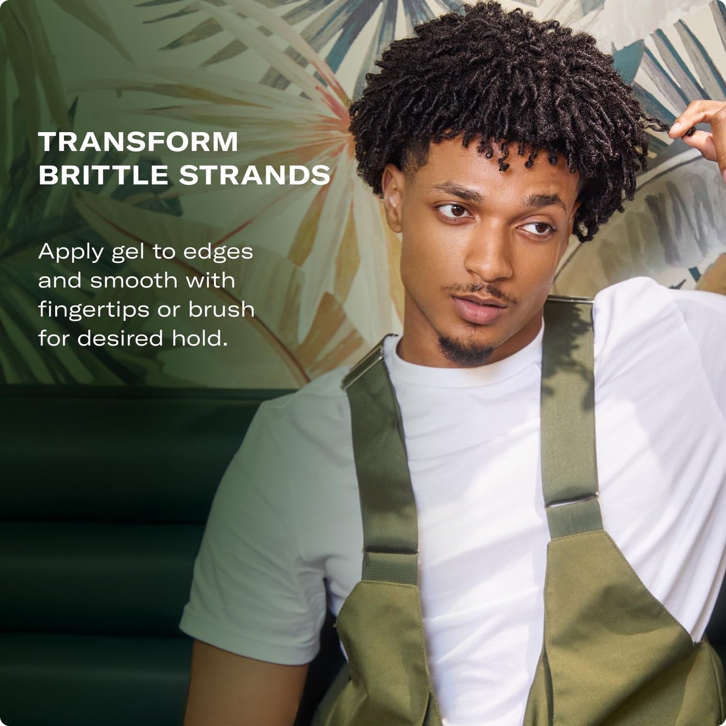 Mielle Organics Rosemary & Mint Edge Control Gel - Strong Hold Hair & Edge Gel for Women & Men - Infused with Biotin, Coconut & Babassu Oil to Encourage Longer, Healthier Hair (2 Fl Oz)