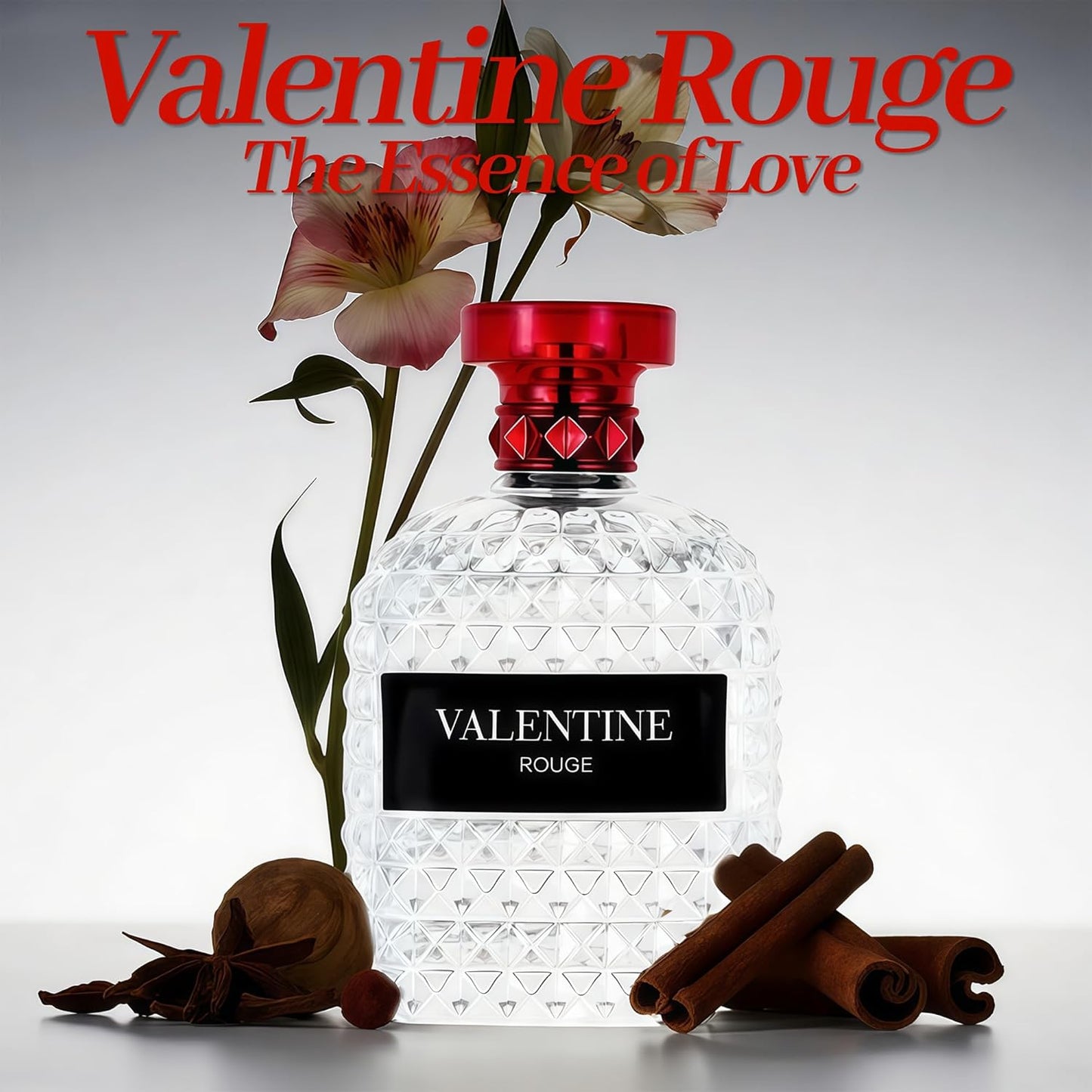 Valiant Rouge Perfume for Women, Floral Notes Eau de Parfum Spray Casual Daily Cologne 3.4 Fluid Ounce/100Ml Women Fragrance Daytime & Casual Use, for all Skin Types