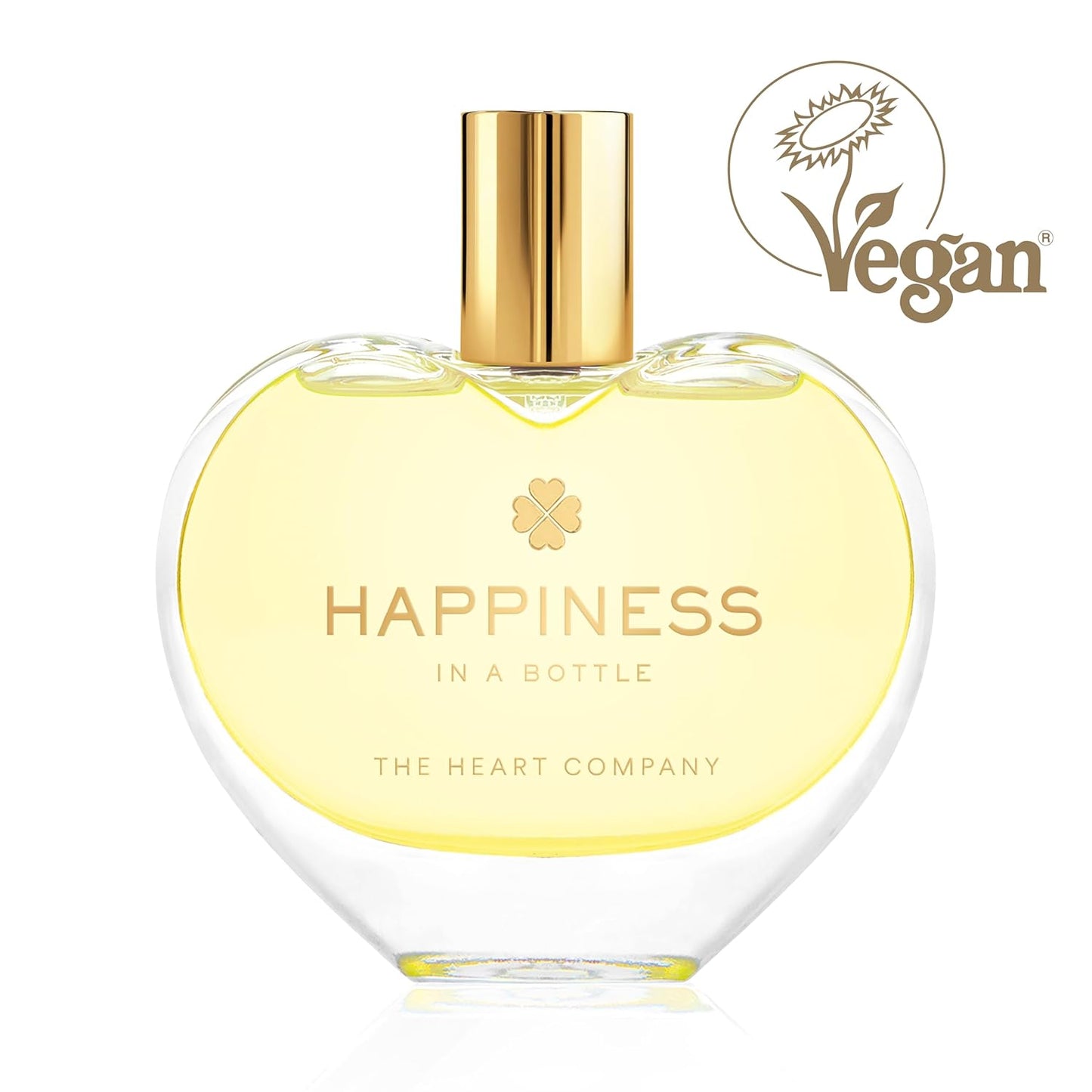 THE HEART COMPANY | Happiness in a bottle | Citrus Perfume for women | Vegan Women's Eau de Parfum | Clean Bergamot Fragrance with Essential Oils 75ml - 2.5 fl oz.