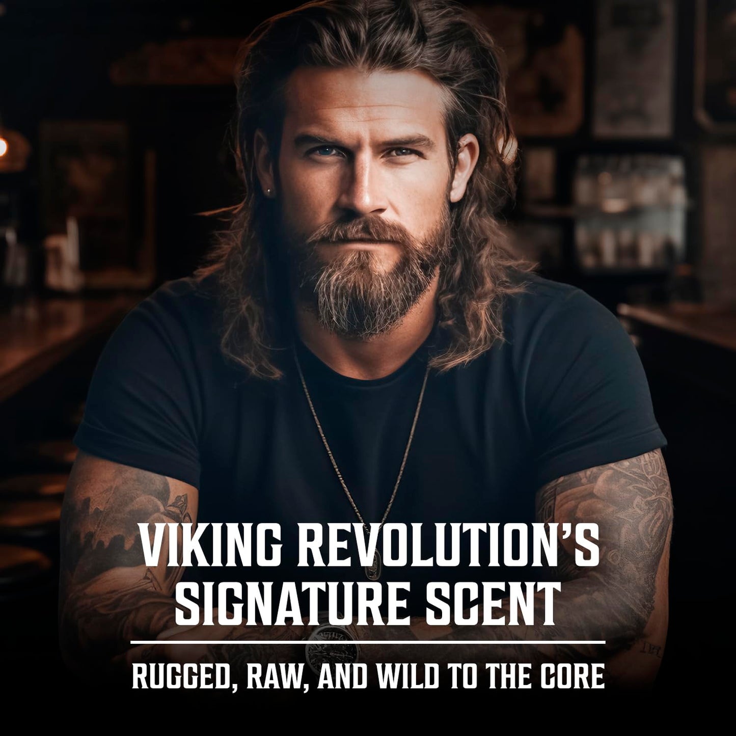 Viking Revolution Coffee and Whiskey Cologne for Men - Eau de Parfum - Earthy Perfume with Notes of Roasted Coffee, Aged Whiskey, Sandalwood, Cedar, Patchouli, Vanilla - Gifts for Men 3.5 Fl Oz