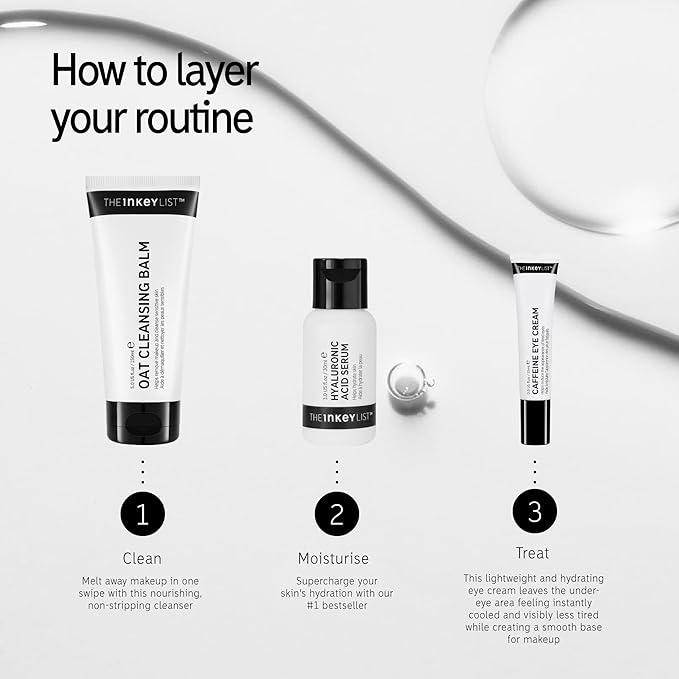 The INKEY List Hydration 101 Set, Hydrating Skin Care, Combats Dry Skin, Vegan Friendly, Suitable For All Skin Types