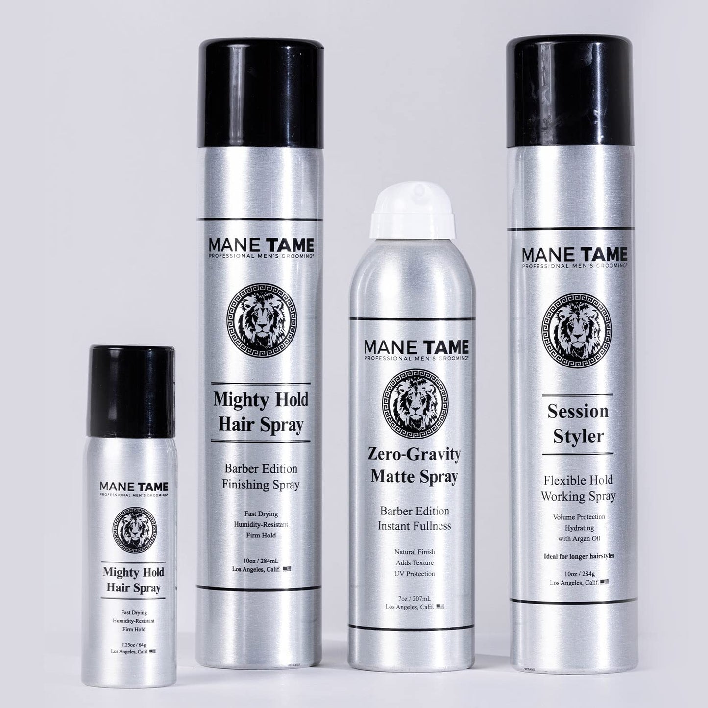 MANE TAME Session Styler Hair Spray for Men 10oz - Volume Protection, Flexible Hold, Working Spray - Best used as a Volume Booster