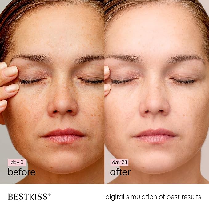 Dark Spot Remover for Face: 75% Peach + 5% Niacinamide + 4% Centella Asiatica Brightening Hydrating Face Serum with Ceramides Hyaluronic Acid - Vegan Paraben Fragrance Free Cruelty Free 30mL