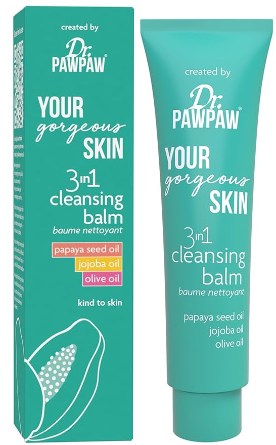 Dr.PAWPAW Your Gorgeous Skin 3 In 1 Cleansing Balm: Lightweight, Brightening, Conditioning, Resurfacing & Hydrating (50 ml)