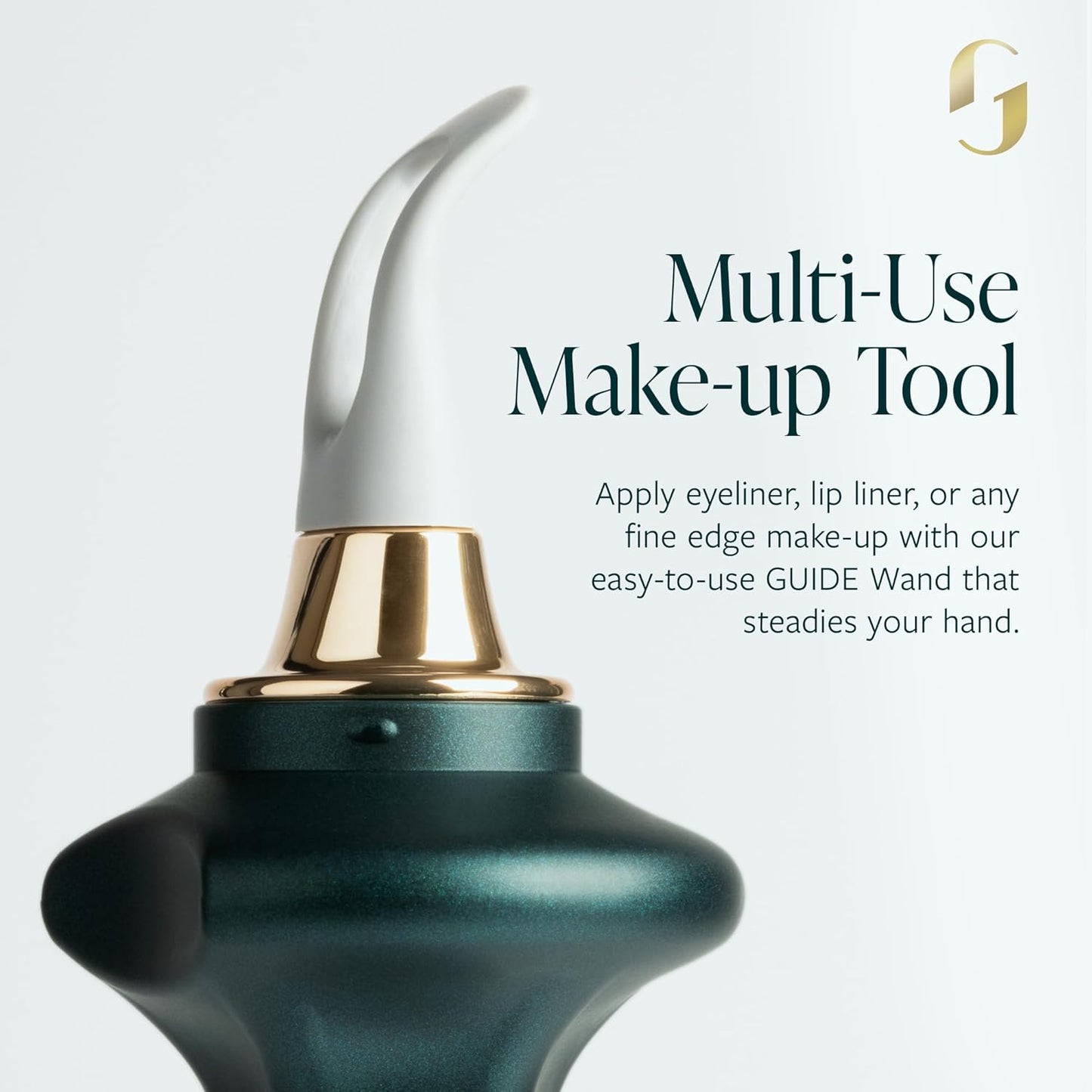 Guide Beauty GUIDE Wand, Easy Tightlining & Winged Eyeliner, Multi-Use Universal Design Cosmetic Tool for Eye & Lip Liner, Ideal for Make-up Novices, Limited Vision or Hand Dexterity